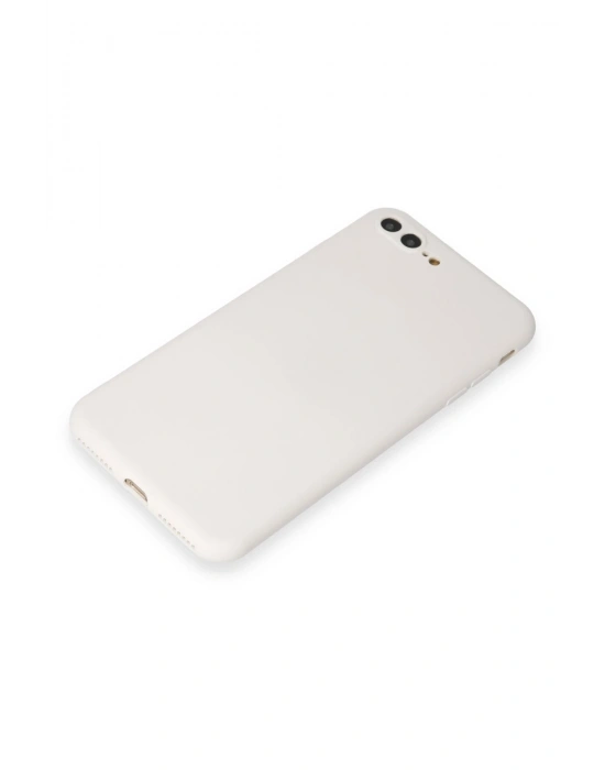 Newface iPhone 7 Plus Kılıf First Silikon - Beyaz