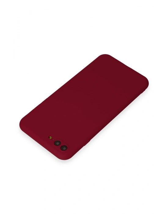 Newface iPhone 7 Plus Kılıf First Silikon - Bordo