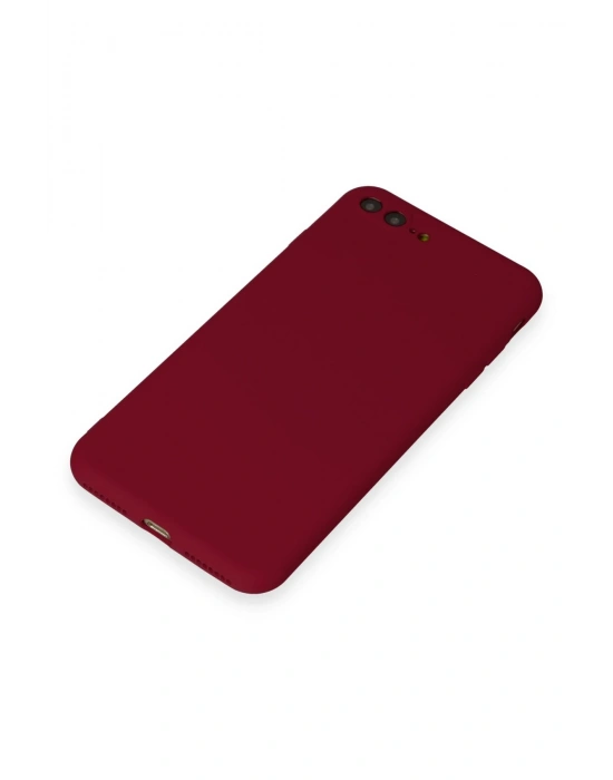 Newface iPhone 7 Plus Kılıf First Silikon - Bordo