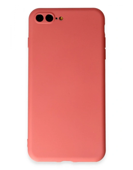 Newface iPhone 7 Plus Kılıf First Silikon - Kiremit