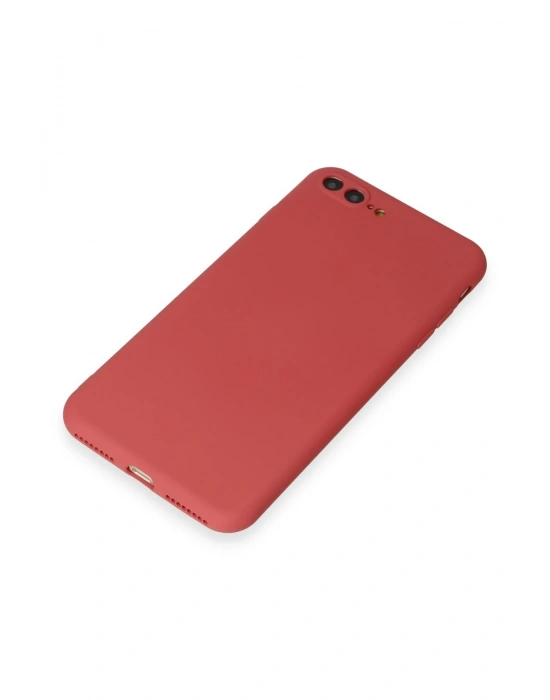 Newface iPhone 7 Plus Kılıf First Silikon - Kiremit