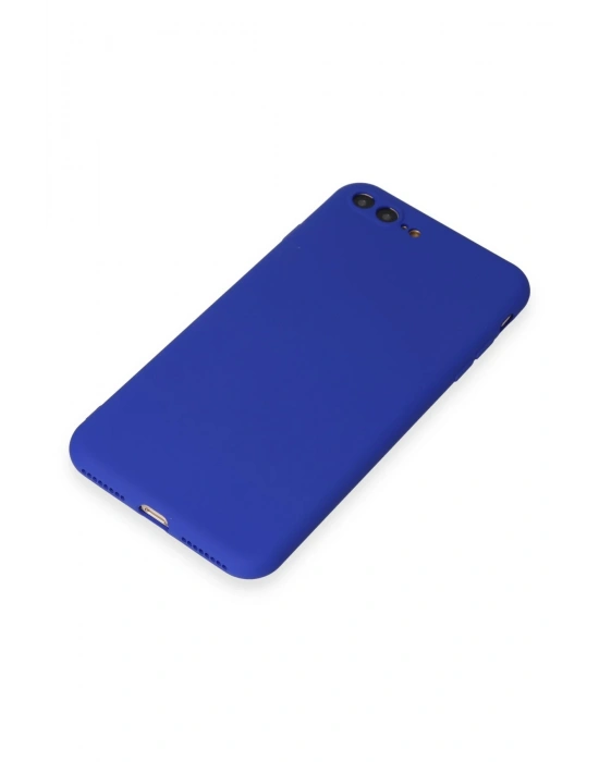 Newface iPhone 7 Plus Kılıf First Silikon - Koyu Mavi