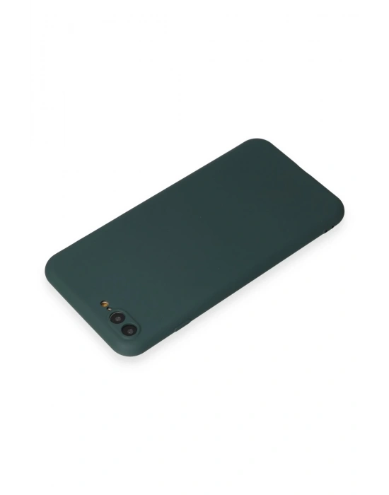 Newface iPhone 7 Plus Kılıf First Silikon - Koyu Yeşil