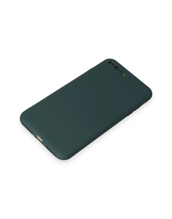 Newface iPhone 7 Plus Kılıf First Silikon - Koyu Yeşil