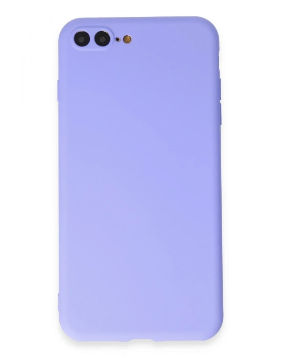 Newface iPhone 7 Plus Kılıf First Silikon - Lila