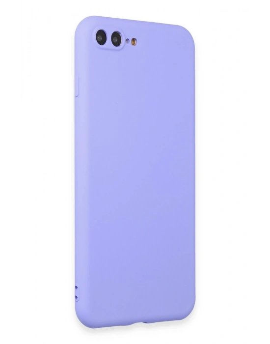 Newface iPhone 7 Plus Kılıf First Silikon - Lila
