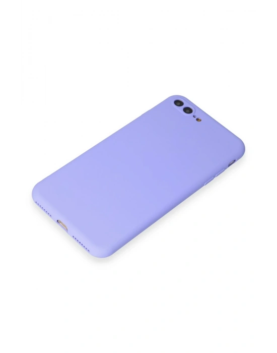 Newface iPhone 7 Plus Kılıf First Silikon - Lila