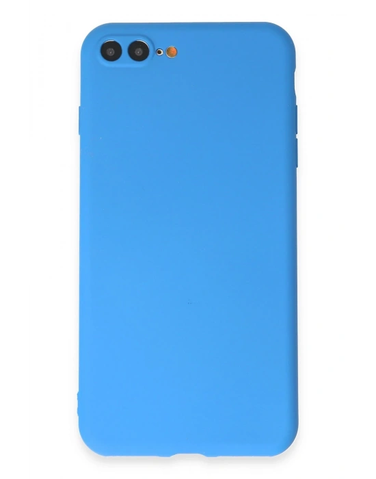 Newface iPhone 7 Plus Kılıf First Silikon - Mavi