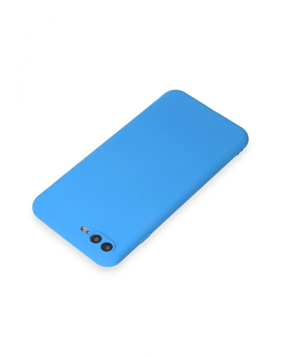 Newface iPhone 7 Plus Kılıf First Silikon - Mavi