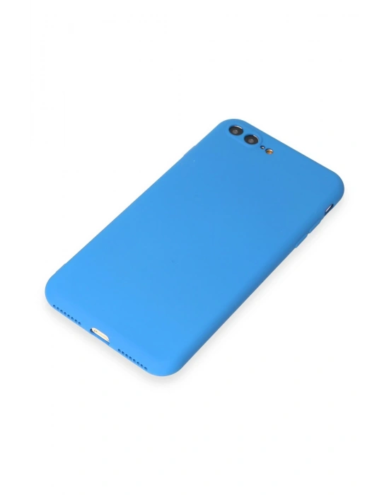 Newface iPhone 7 Plus Kılıf First Silikon - Mavi