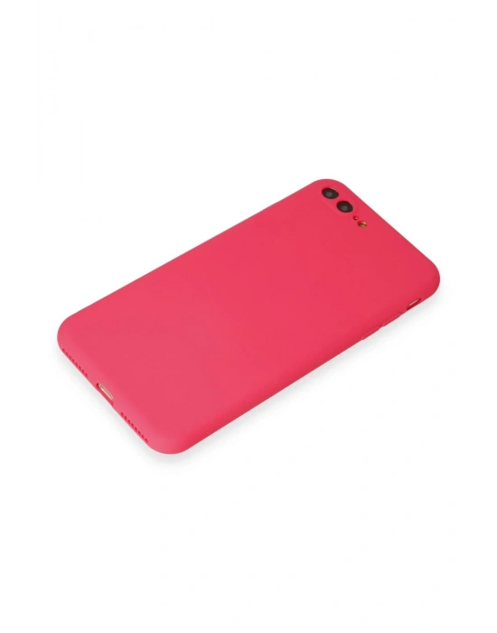 Newface iPhone 7 Plus Kılıf First Silikon - Pembe