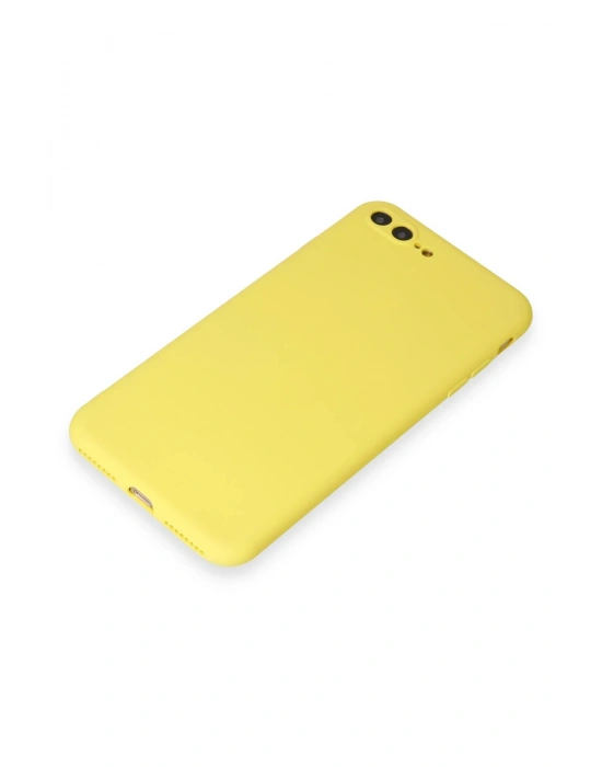 Newface iPhone 7 Plus Kılıf First Silikon - Sarı