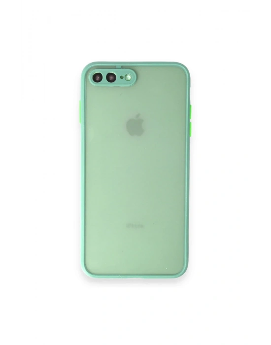 Newface iPhone 7 Plus Kılıf Montreal Silikon Kapak - Turkuaz