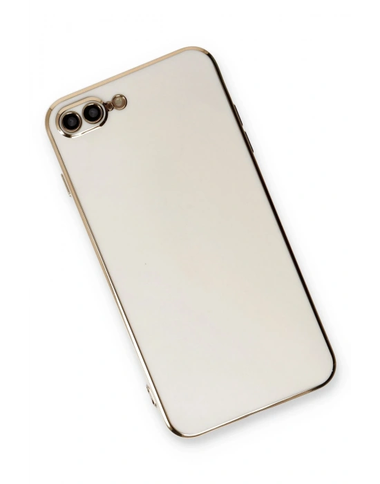 Newface iPhone 7 Plus Kılıf Volet Silikon - Beyaz