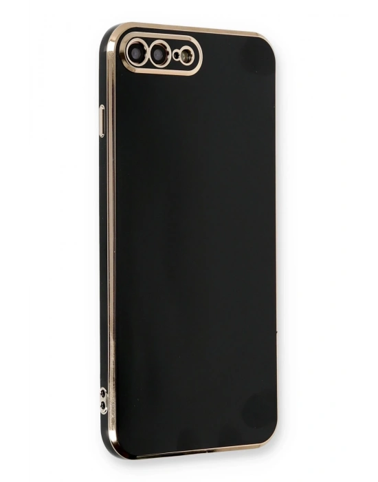 Newface iPhone 7 Plus Kılıf Volet Silikon - Siyah