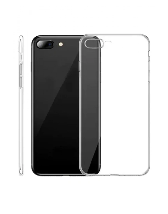 Newface iPhone 8 Plus Kılıf Lüx Şeffaf Silikon