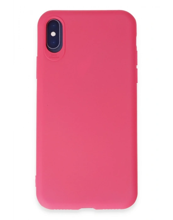 Newface iPhone X Kılıf First Silikon - Pembe