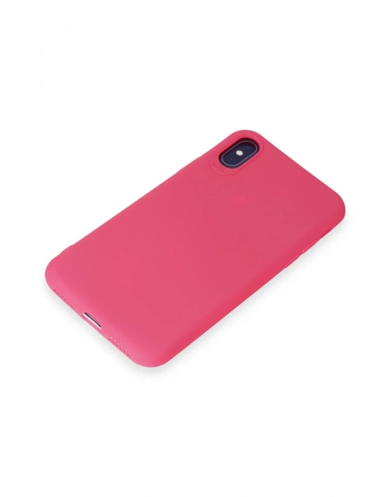 Newface iPhone X Kılıf First Silikon - Pembe