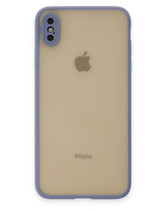 Newface iPhone X Kılıf Montreal Silikon Kapak - Gri