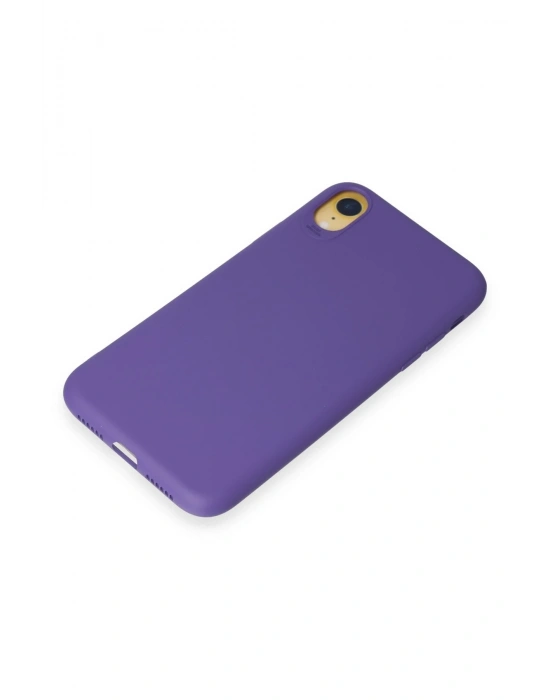 Newface iPhone XR Kılıf First Silikon - Mor
