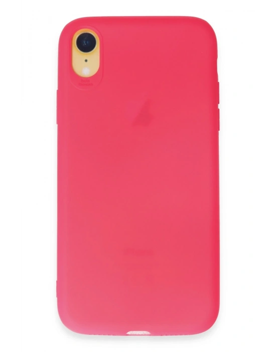 Newface iPhone XR Kılıf First Silikon - Pembe