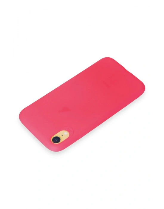 Newface iPhone XR Kılıf First Silikon - Pembe