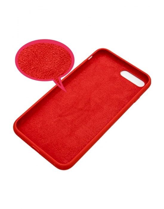 Newface iPhone XR Kılıf Nano içi Kadife Silikon - Turuncu