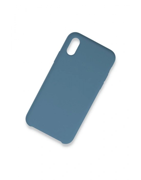 Newface iPhone XS Max Kılıf Lansman Legant Silikon - Açık Mavi