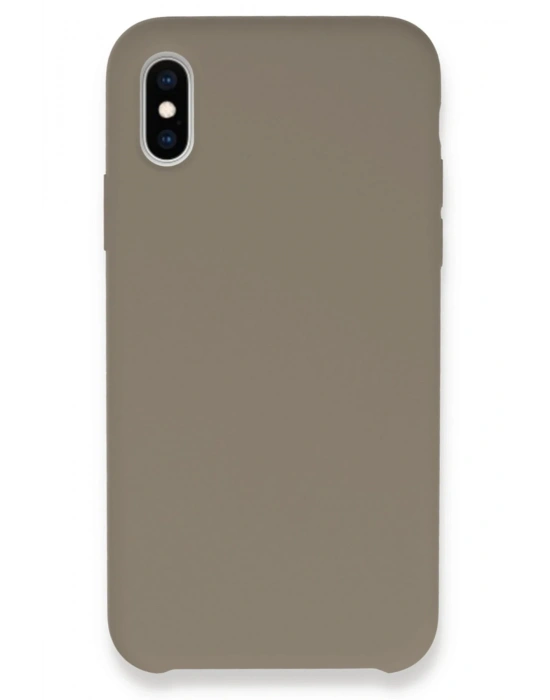 Newface iPhone XS Max Kılıf Lansman Legant Silikon - Bej