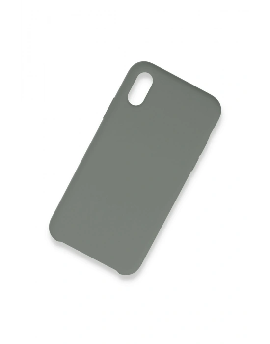 Newface iPhone XS Max Kılıf Lansman Legant Silikon - Gri