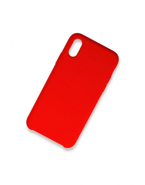 Newface iPhone XS Max Kılıf Lansman Legant Silikon - Kırmızı