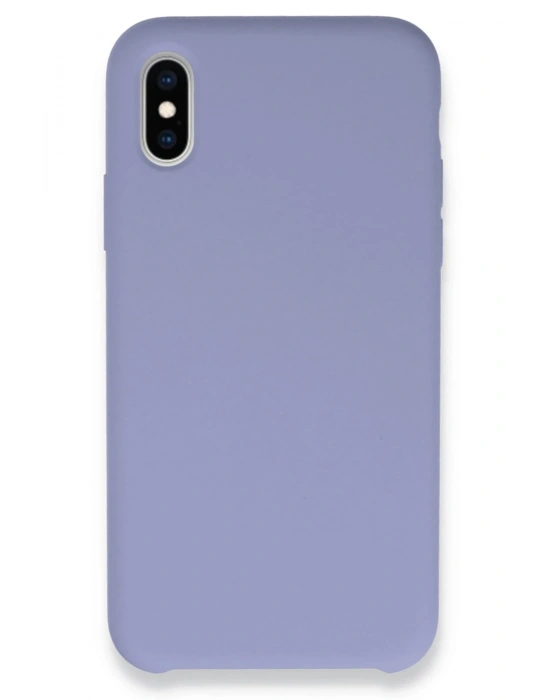 Newface iPhone XS Max Kılıf Lansman Legant Silikon - Lila