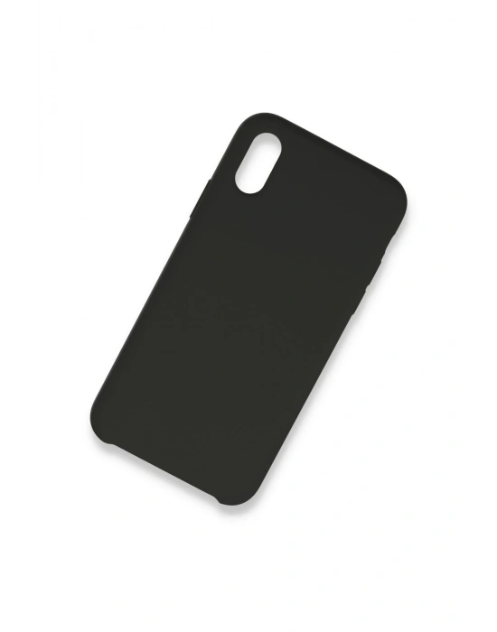 Newface iPhone XS Max Kılıf Lansman Legant Silikon - Siyah