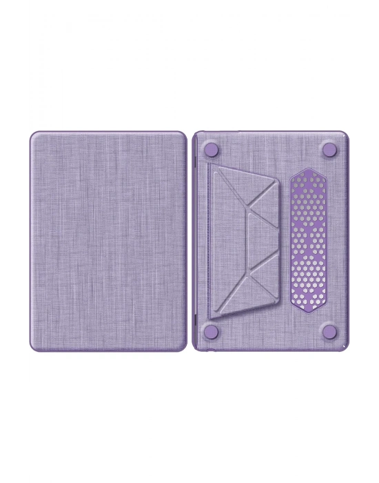 Newface Macbook Air 15 2023 Macbook Kumaş Kapak - Mor