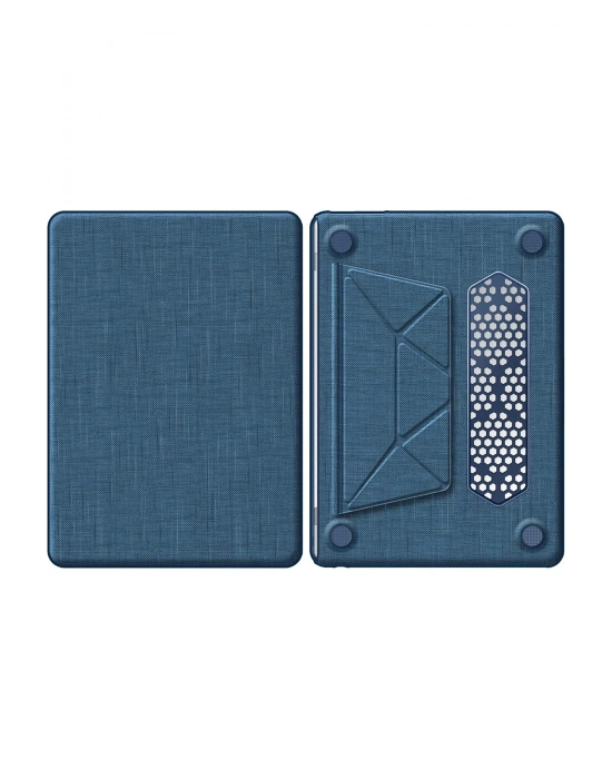 Newface Macbook Pro 16 2021 Macbook Kumaş Kapak - Lacivert