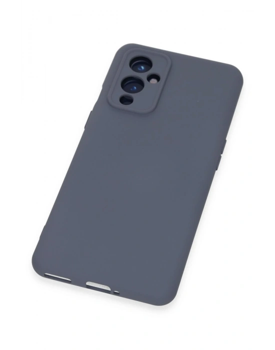 Newface One Plus 9 Kılıf Nano içi Kadife Silikon - Gri