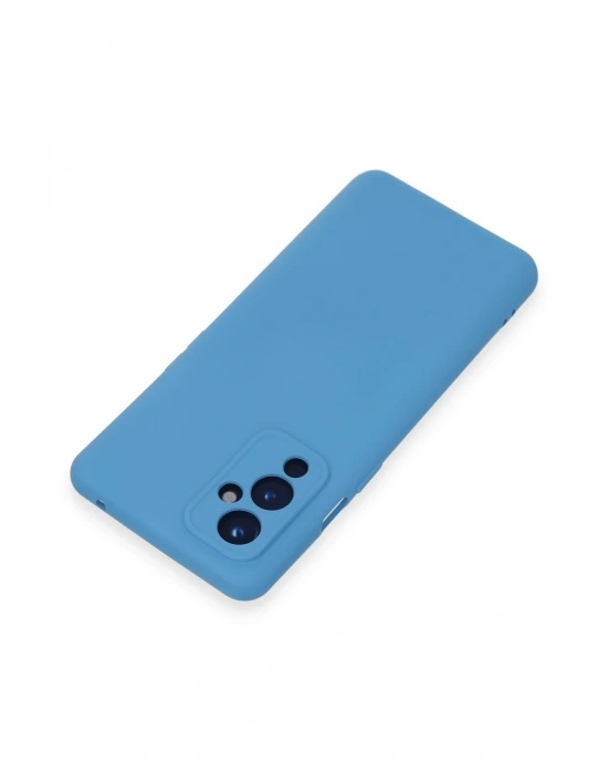 Newface One Plus 9 Kılıf Nano içi Kadife Silikon - Mavi