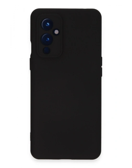 Newface One Plus 9 Kılıf Nano içi Kadife Silikon - Siyah