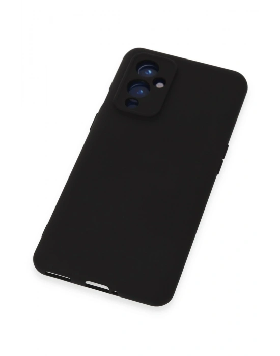 Newface One Plus 9 Kılıf Nano içi Kadife Silikon - Siyah
