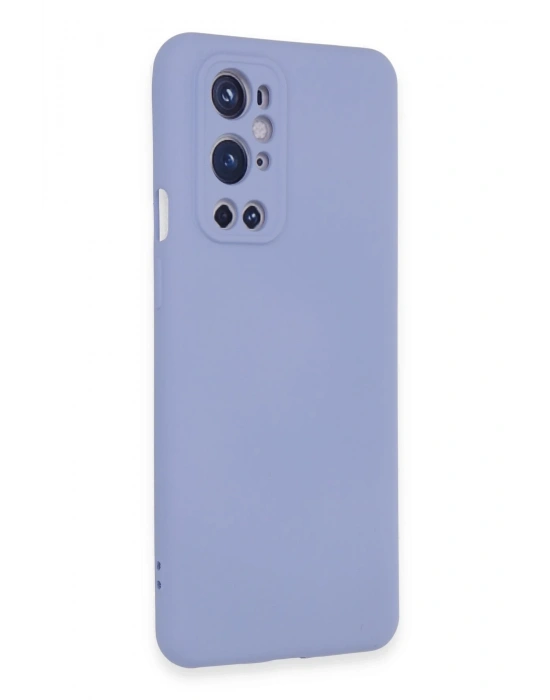 Newface One Plus 9 Pro Kılıf Nano içi Kadife Silikon - Lila