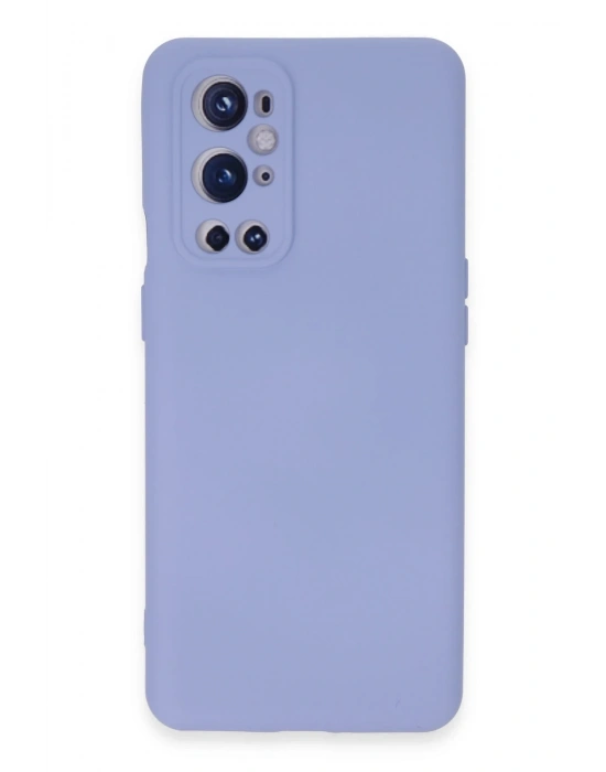 Newface One Plus 9 Pro Kılıf Nano içi Kadife Silikon - Mavi