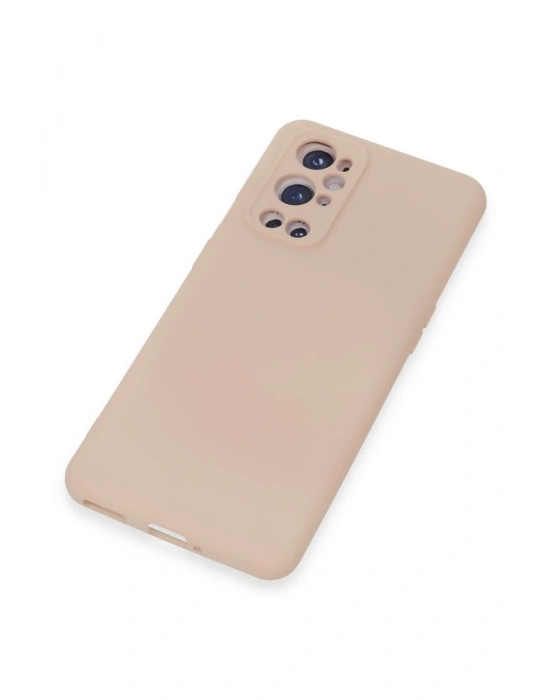 Newface One Plus 9 Pro Kılıf Nano içi Kadife Silikon - Pudra