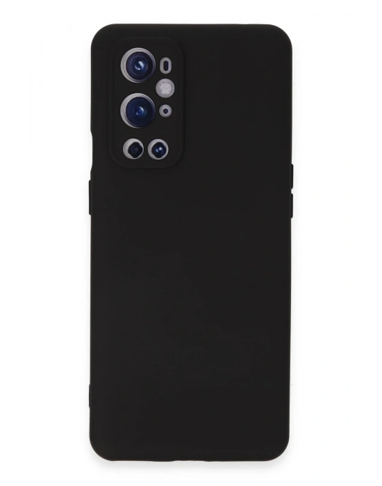 Newface One Plus 9 Pro Kılıf Nano içi Kadife Silikon - Siyah