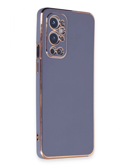 Newface One Plus 9 Pro Kılıf Volet Silikon - Mavi