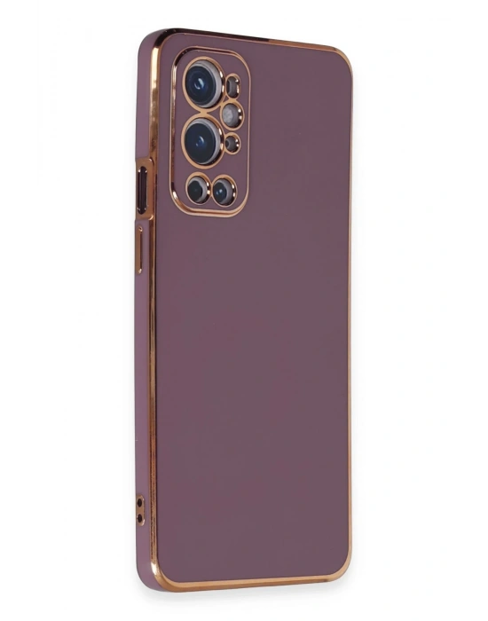 Newface One Plus 9 Pro Kılıf Volet Silikon - Mor