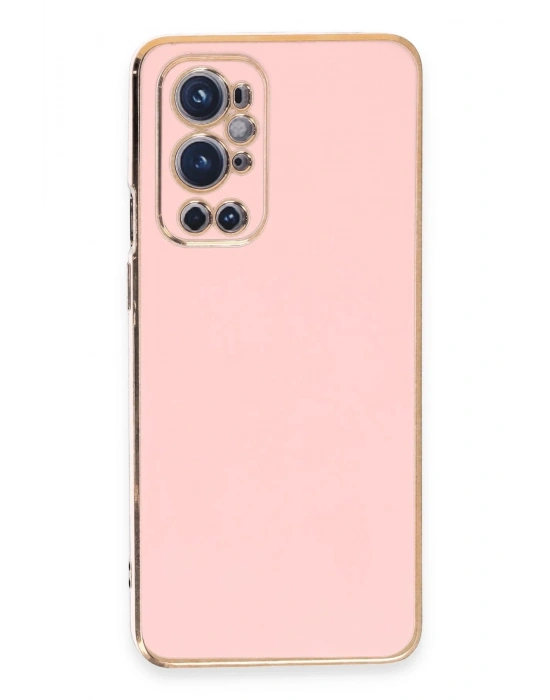 Newface One Plus 9 Pro Kılıf Volet Silikon - Pembe