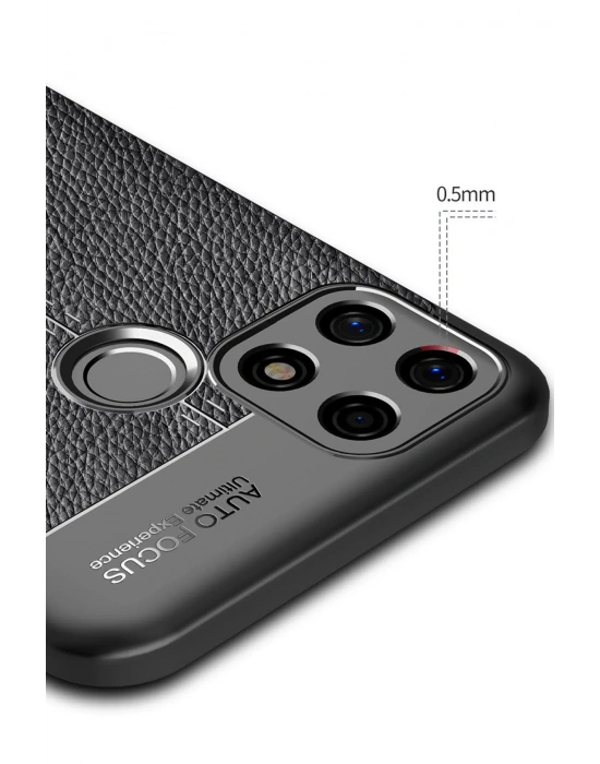 Newface Oppo A15 Kılıf Auto Focus Kapak - Kırmızı