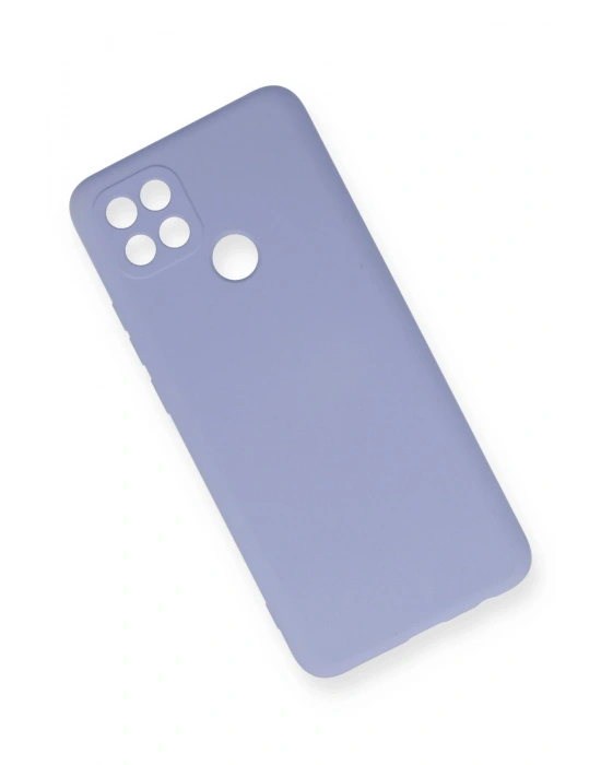 Newface Oppo A15 Kılıf Nano içi Kadife Silikon - Lila