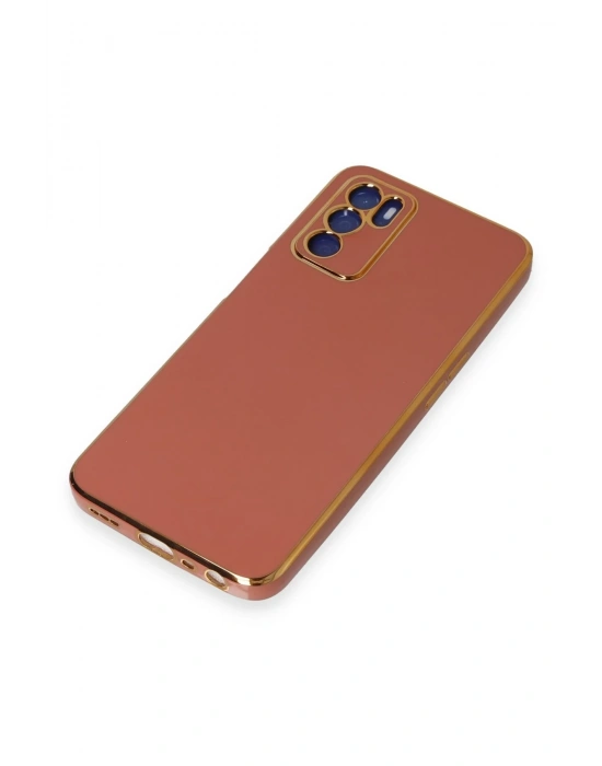 Newface Oppo A16 Kılıf Volet Silikon - Kırmızı