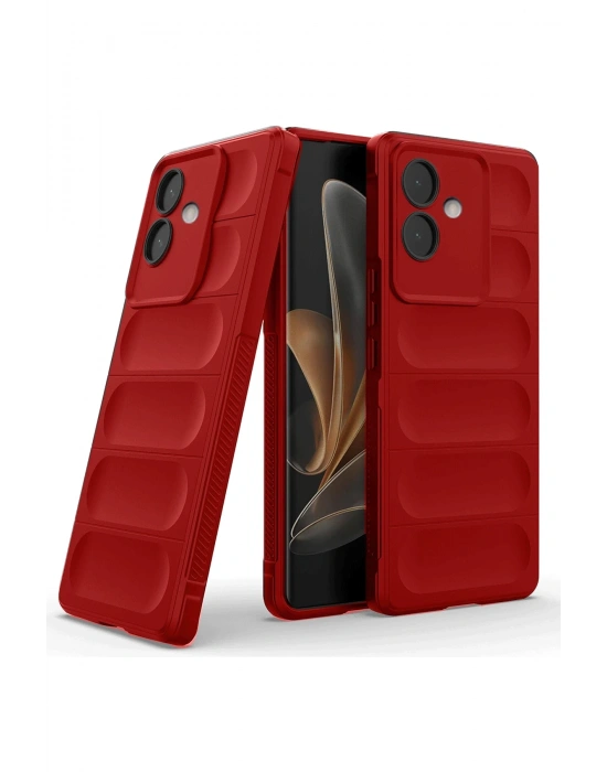 Newface Oppo A3 Kılıf Optimum Silikon - Kırmızı